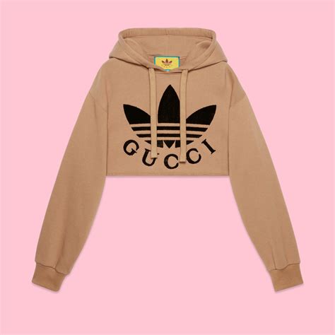 adidas x gucci cropped sweatshirt|Adidas X Gucci usa.